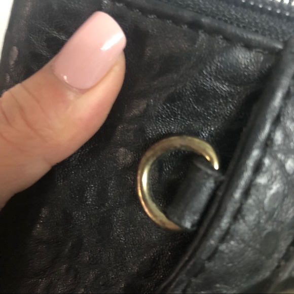 Danielle Nicole Black & Gold Purse - Picture 6 of 7